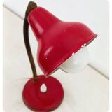 Lampe de table années 50, rouge.