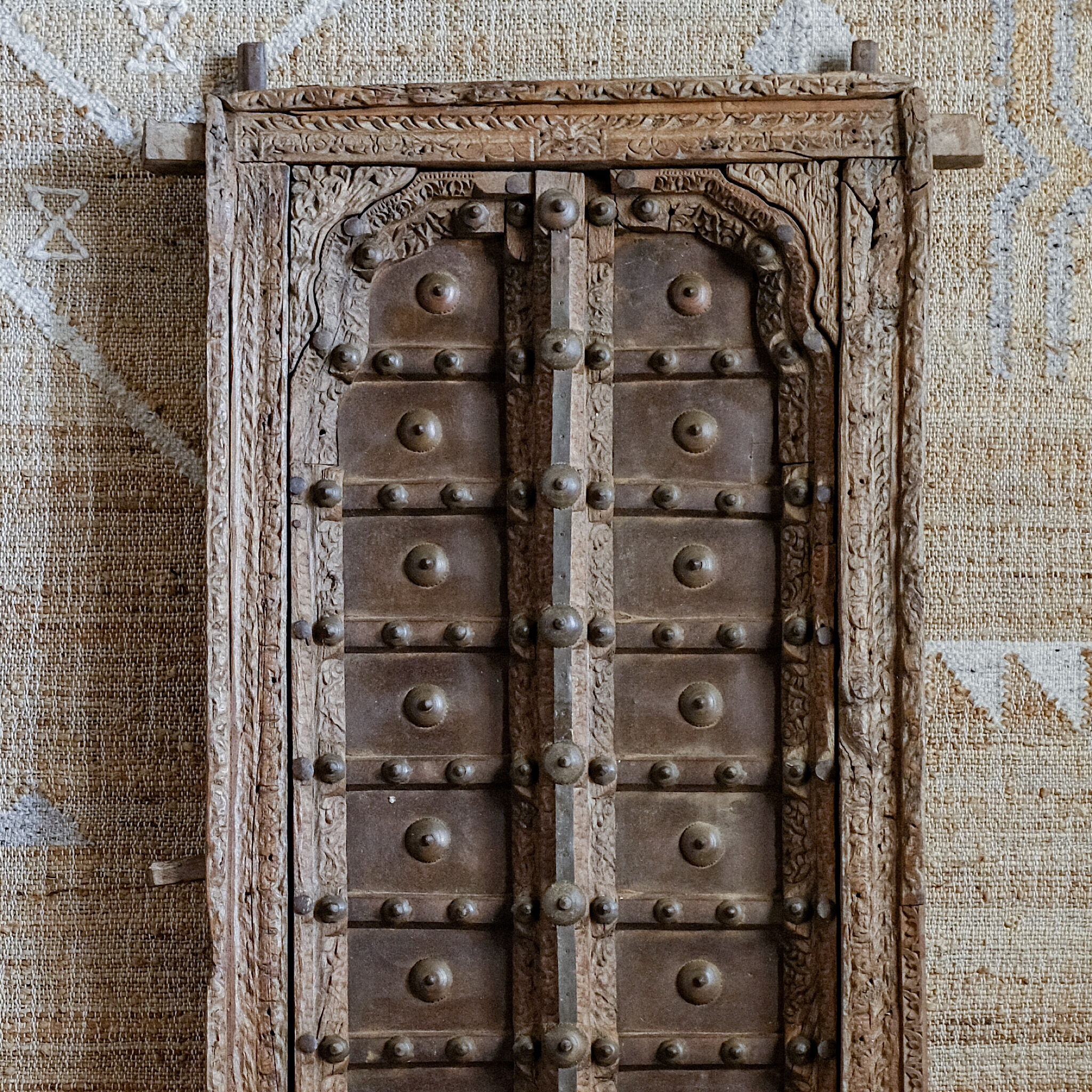 Volet en bois du Rajasthan