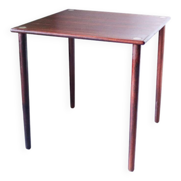 Small Scandinavian side table in rosewood by Georg Petersen