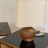 Lampe en grès vintage