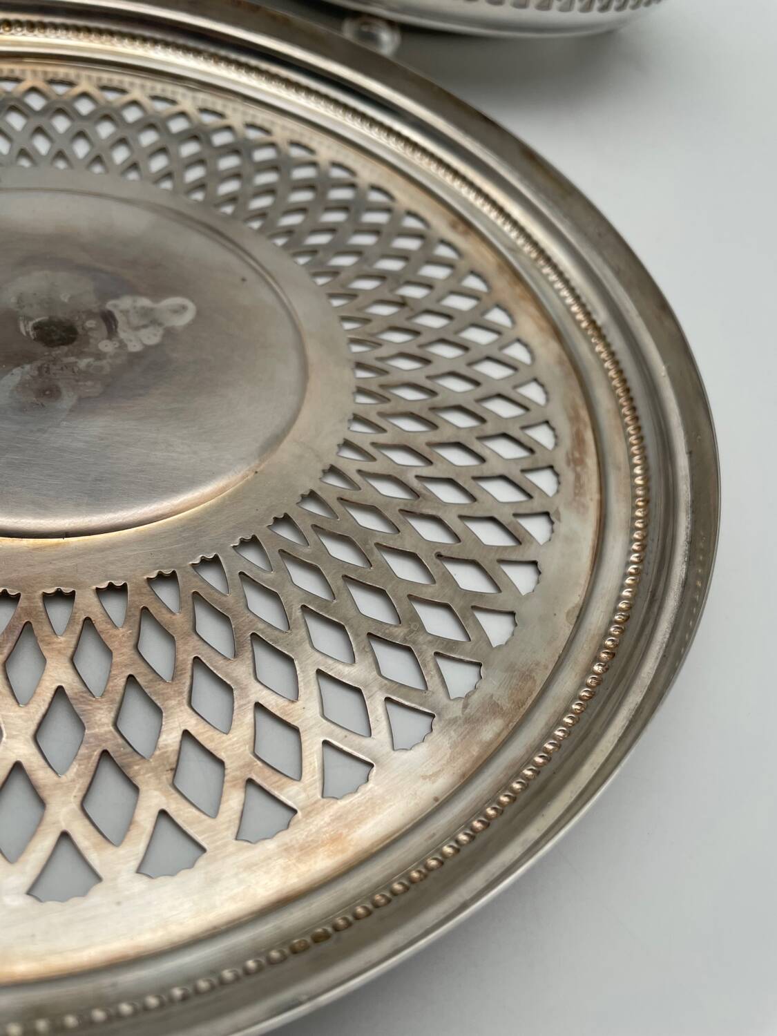 Chauffe plat Christofle model Gallia en métal argenté