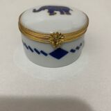 Boîte à bijoux en porcelaine de limoge