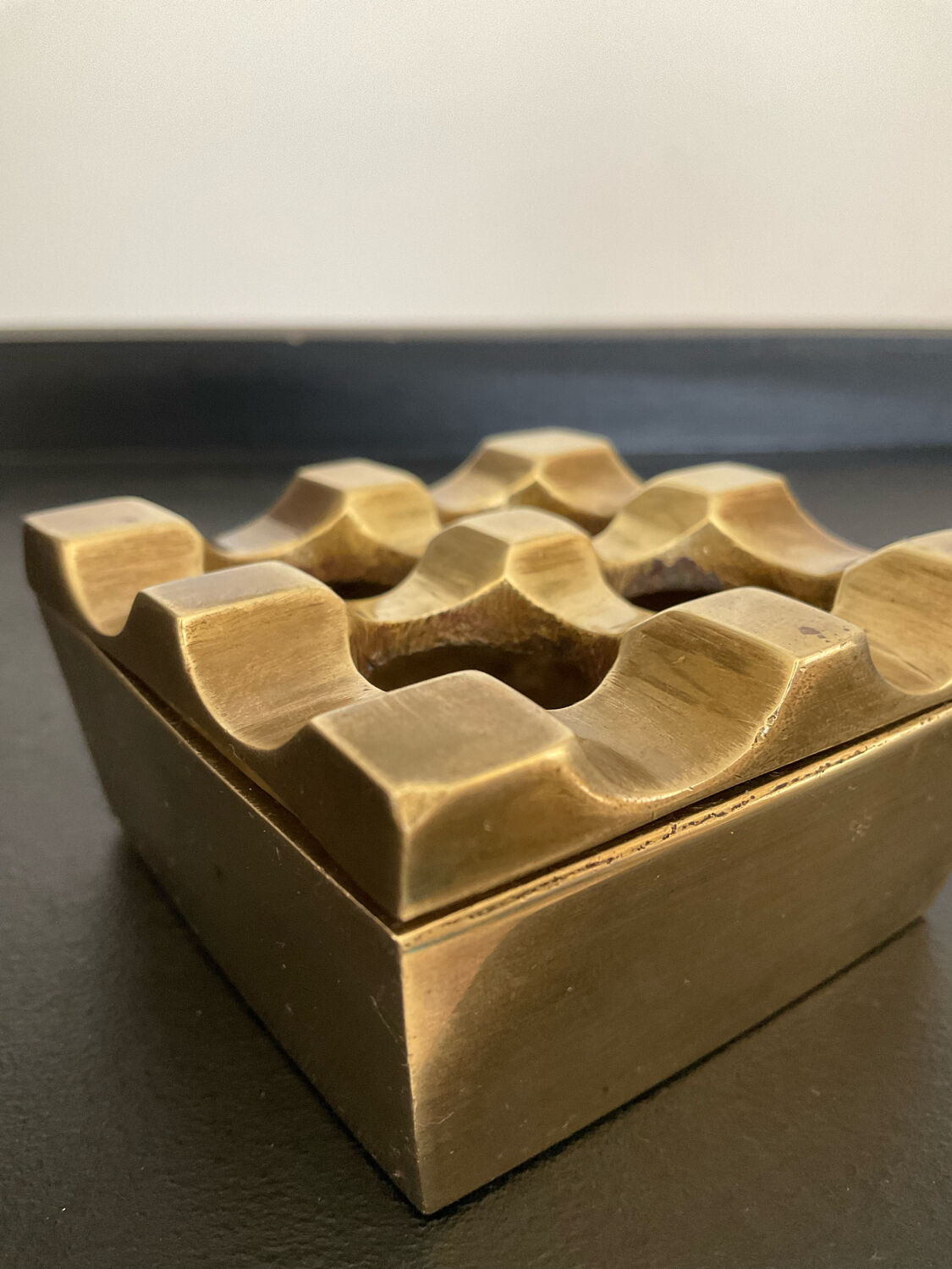 Ultima ashtray in bronze by Backström and Ljungberg from the 70s