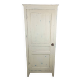 Rustic antique bonnetière in patinated wood