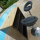Industrial low metal furniture goes everywhere with wood top