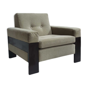 fauteuil brutaliste vintage