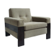 Vintage Brutalist armchair made in the 1970s