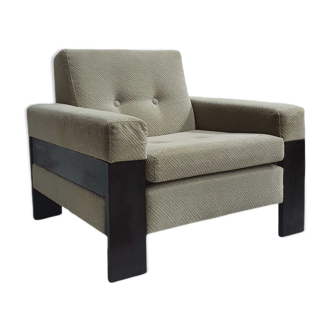 Vintage Brutalist armchair made in the 1970s