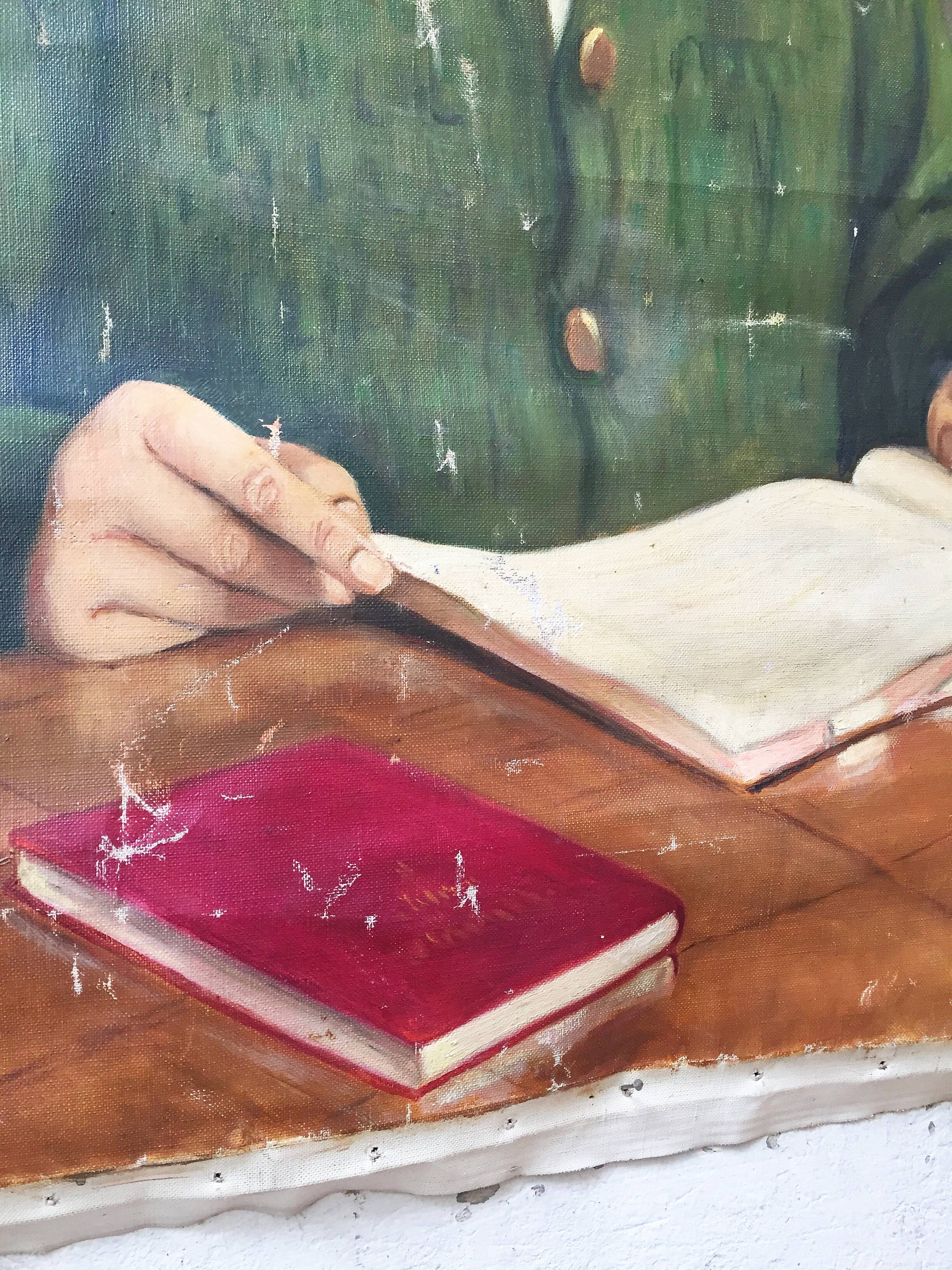 Painting man 100x80cm