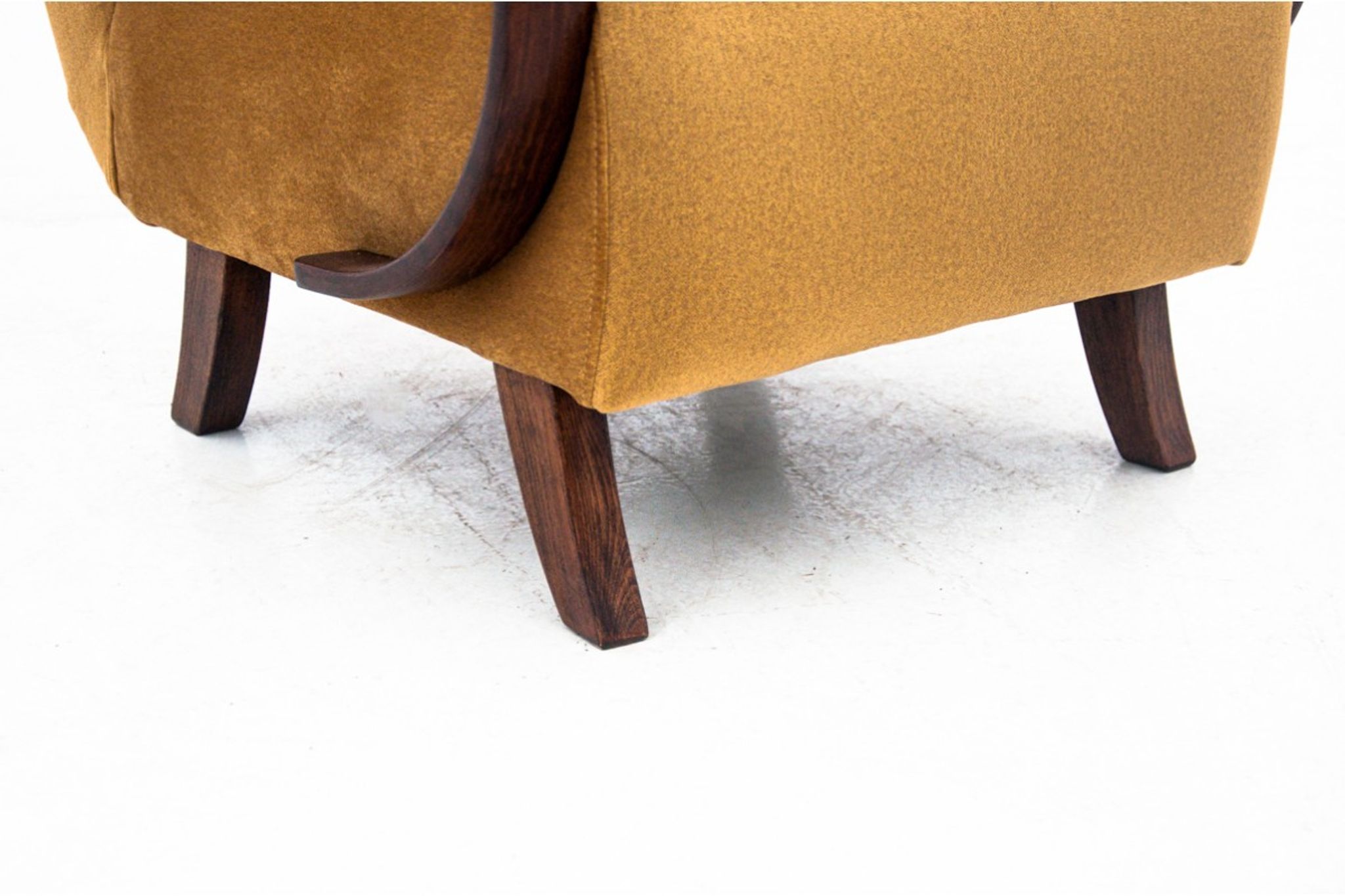 Pair of art deco armchairs, designed by J.Halabala, Czech Republic, 1930s, after renovation