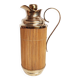 Brass and wood thermos. Spain, 1960s.