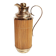 Brass and wood thermos. Spain, 1960s.