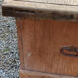 Alsatian polychrome wedding chest eighteenth -nineteenth century