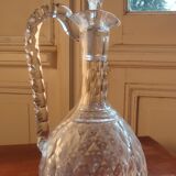 Carafe en cristal taillé 19 ème siècle