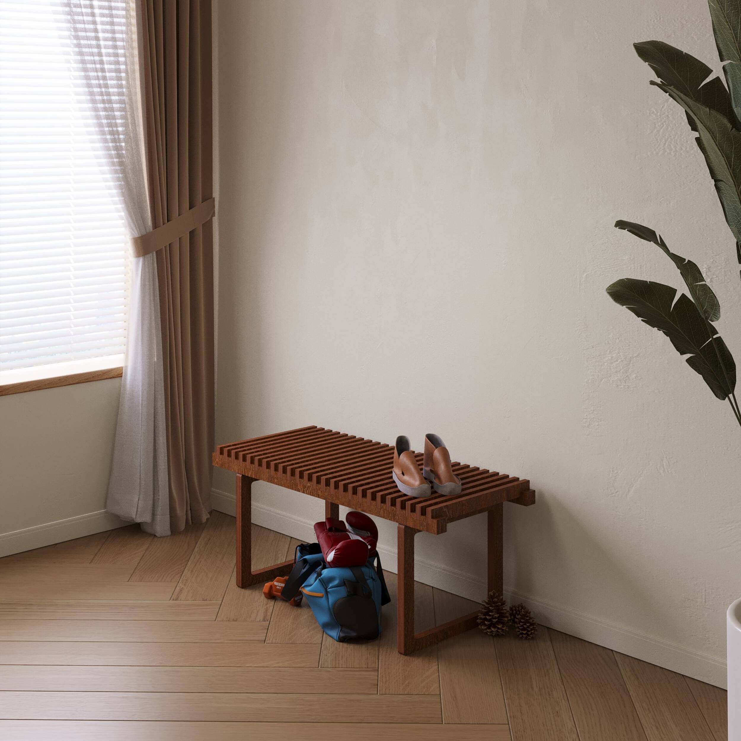 Handmade Contemporary Wood Benches