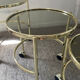 Series of 3 vintage nesting tables from the 70s-80s