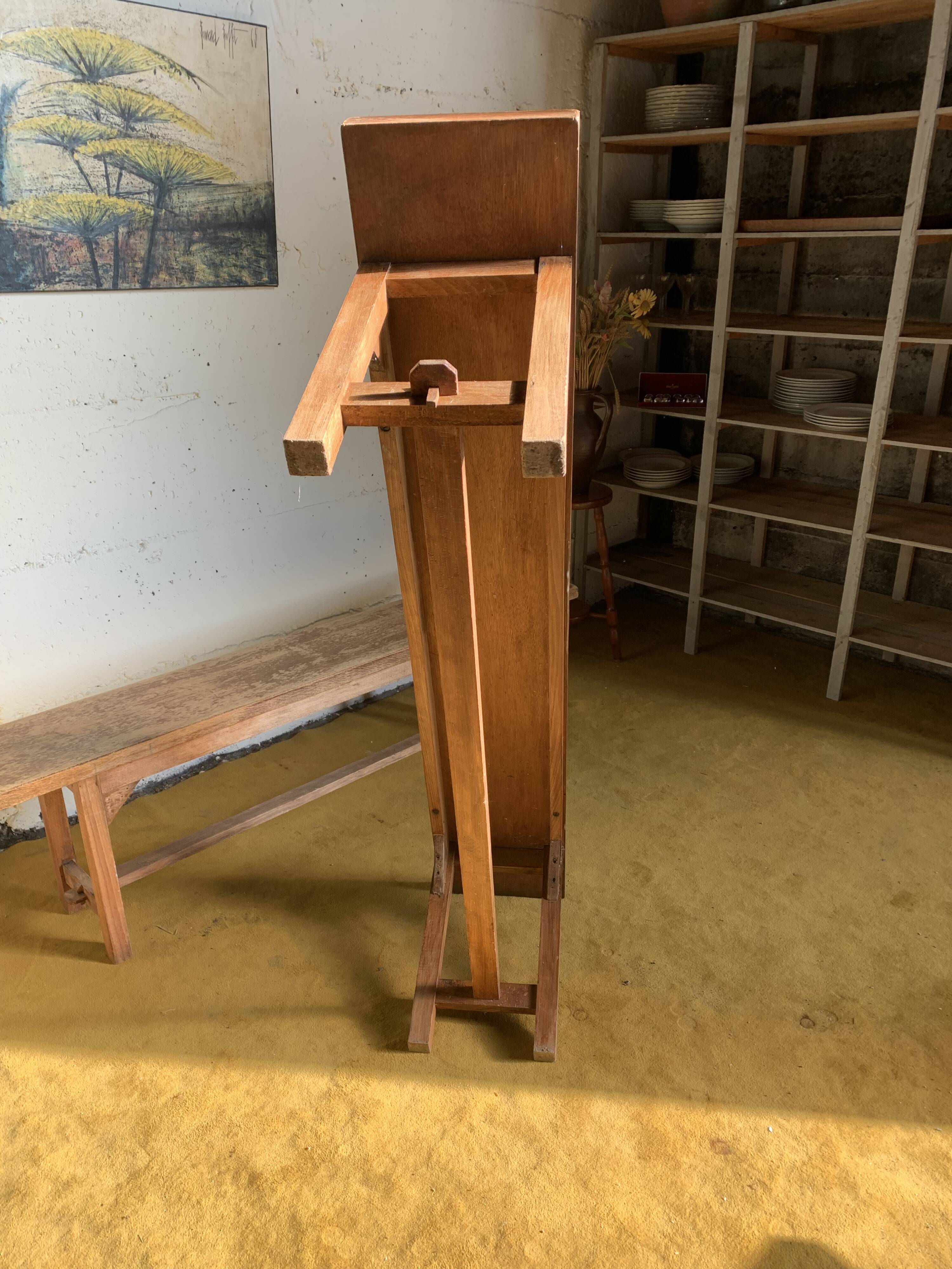 Pair of country benches.