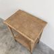 Occasional table / antique wooden dressing table with opening top