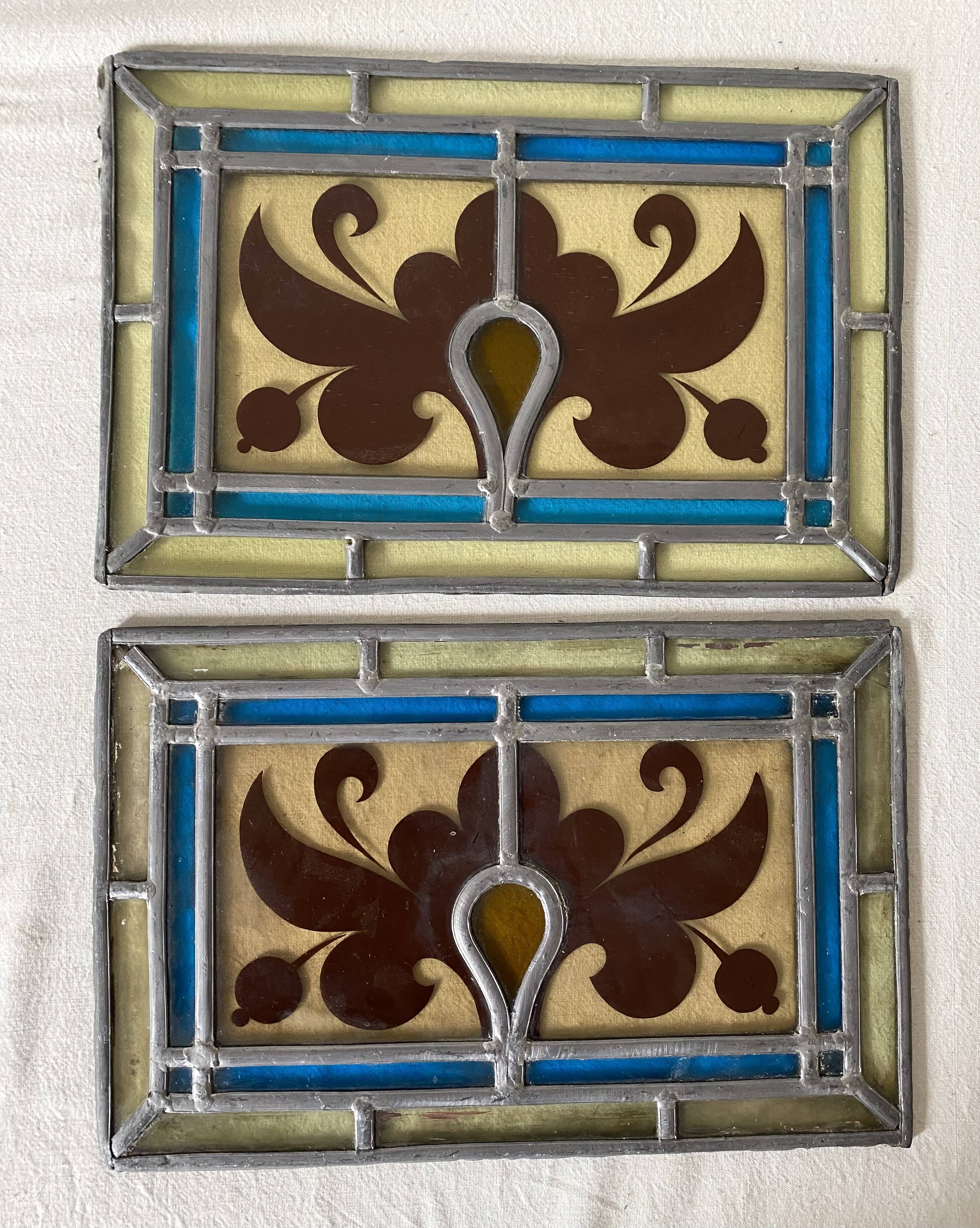 Old stained glass window