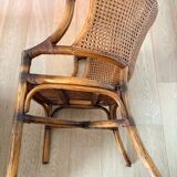 Pair of Armchairs inspired by M Guire in Wicker-Bamboo