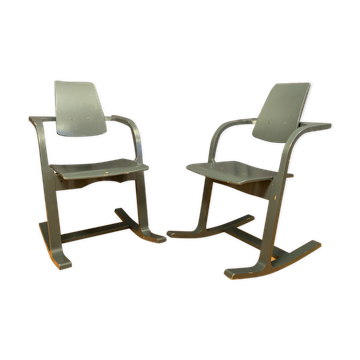 Pair of Pendulum chairs by Peter Opsvik, Stokke, Norway, 1980s