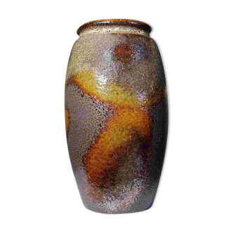 Large ceramic vase Lava West Germany vintage 70s