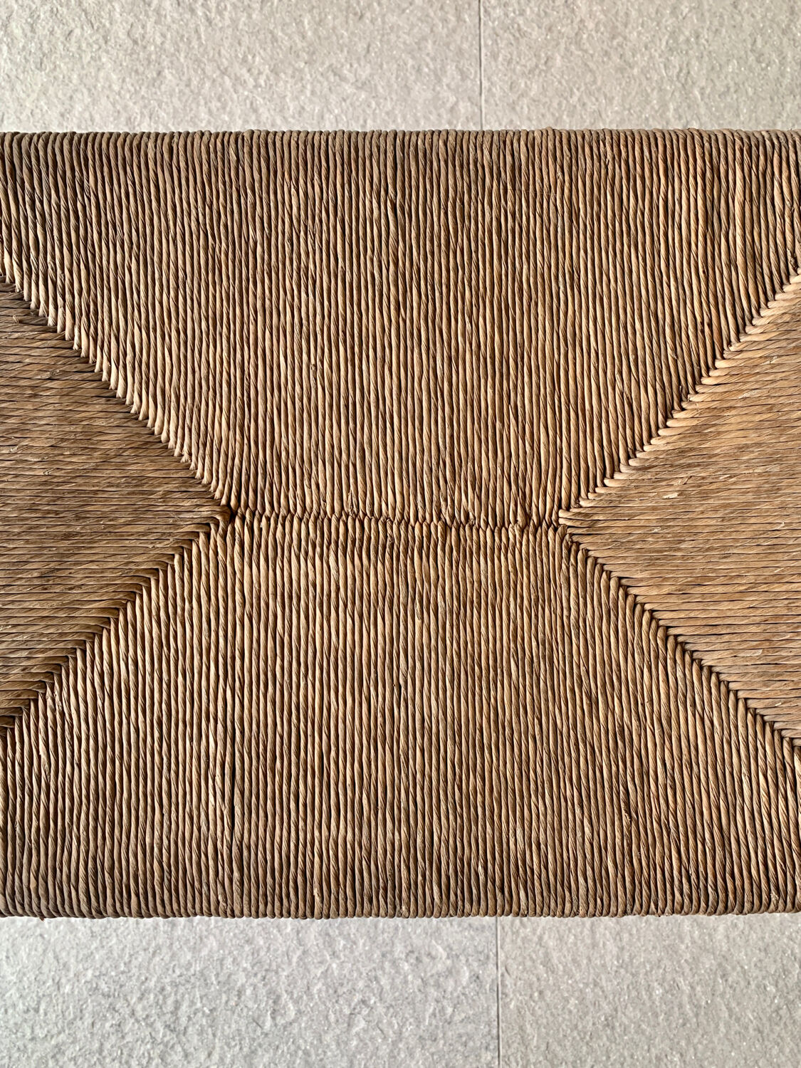 Straw bench