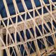 Vintage wicker paper or magazine rack