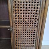 Rattan shelf