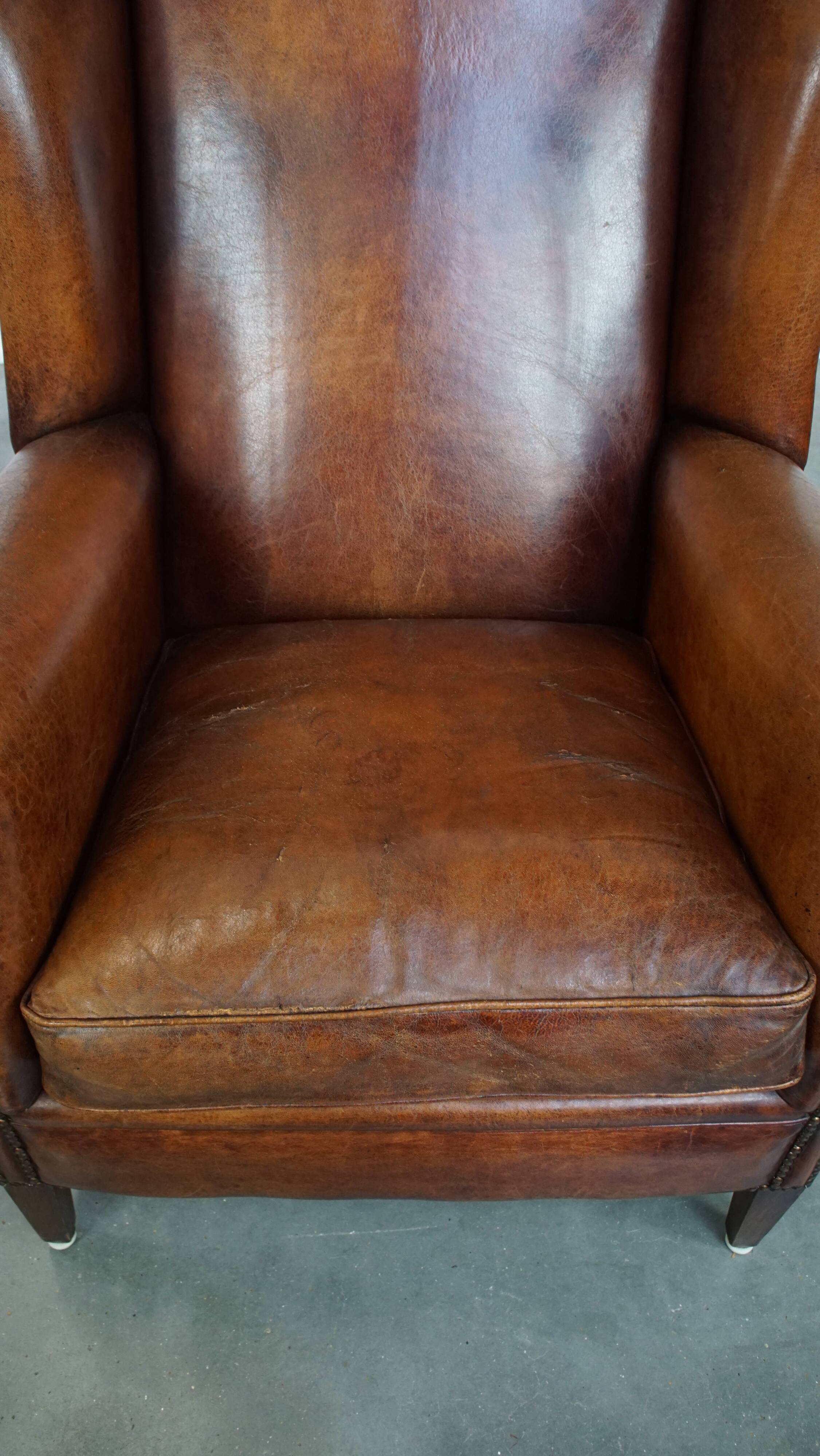 Sheepskin Wingback Chair