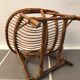 Vintage rattan basket chair