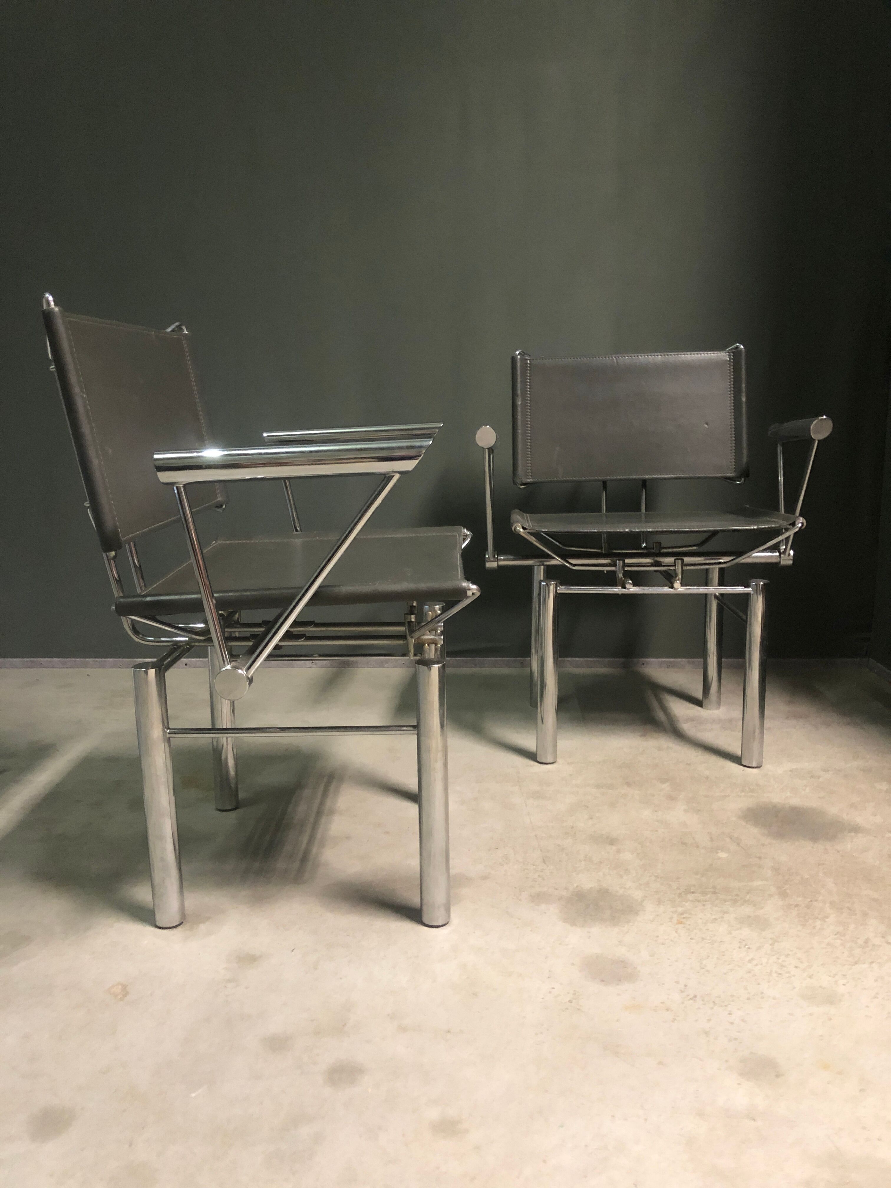 Set of 2 Series 8600 Chairs by Hans Ulrich Bitsch for Kusch+Co, 1980s,