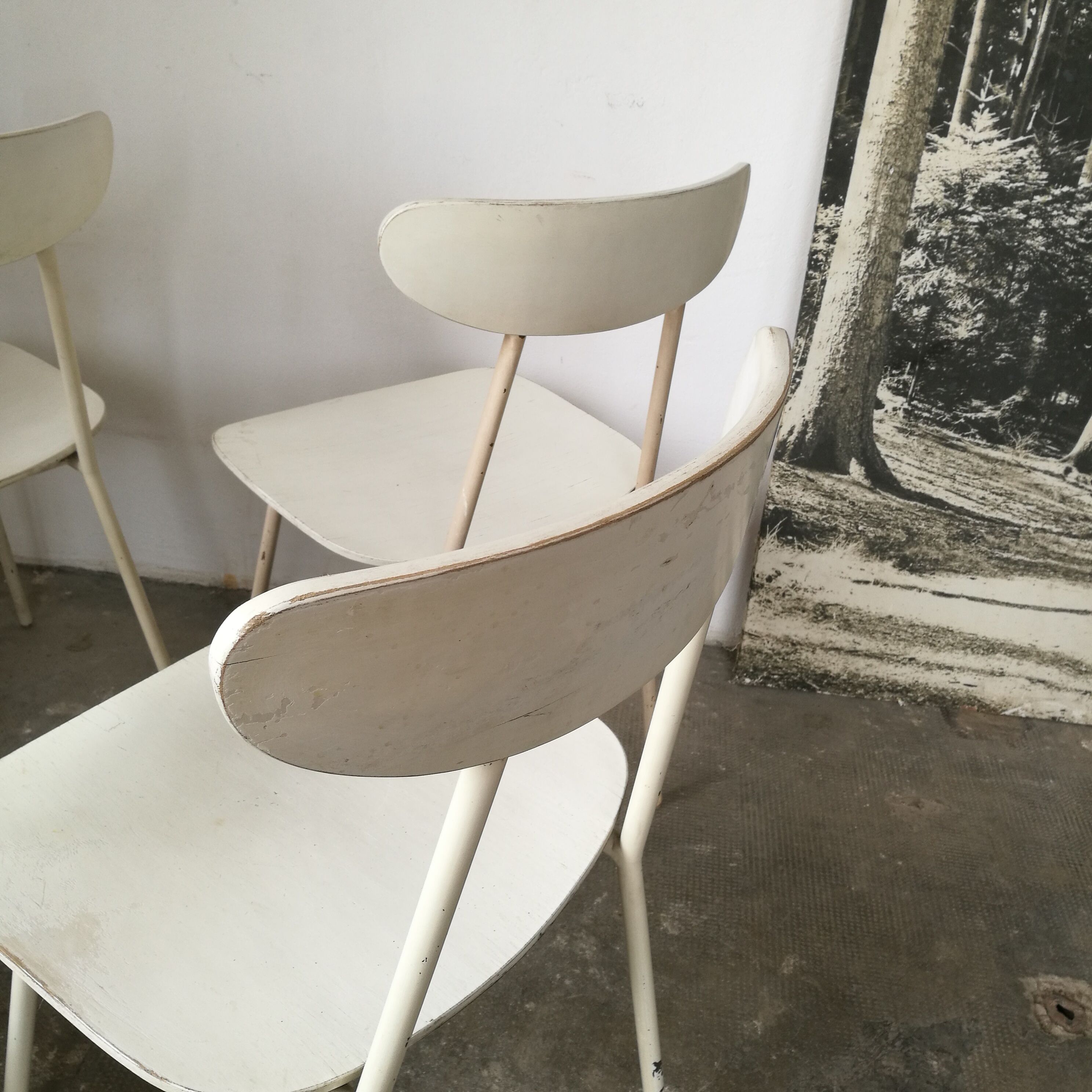 Set of 4 hiller vintage chairs