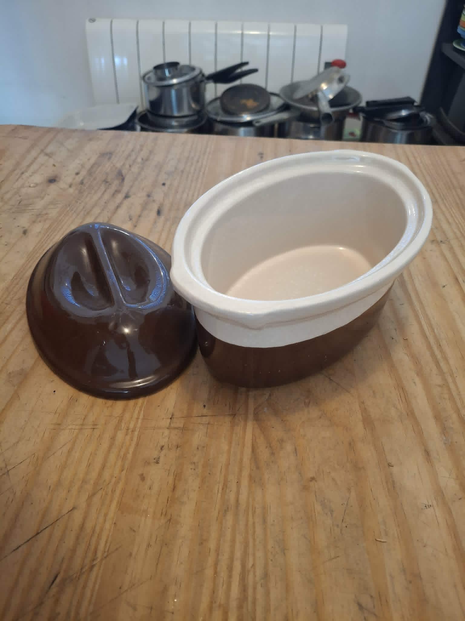 Vintage oval terrine in ceramic Emile Henry – Made in France