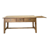 Farmhouse table with bread board
