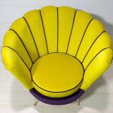 Radice & Minotti Mid-Century Modern Italian Velvet Armchair, 1950s