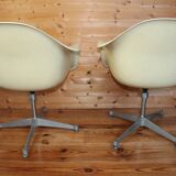 EAMES shell armchair white Herman Miller