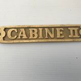 Solid brass door plates