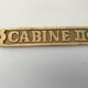 Solid brass door plates