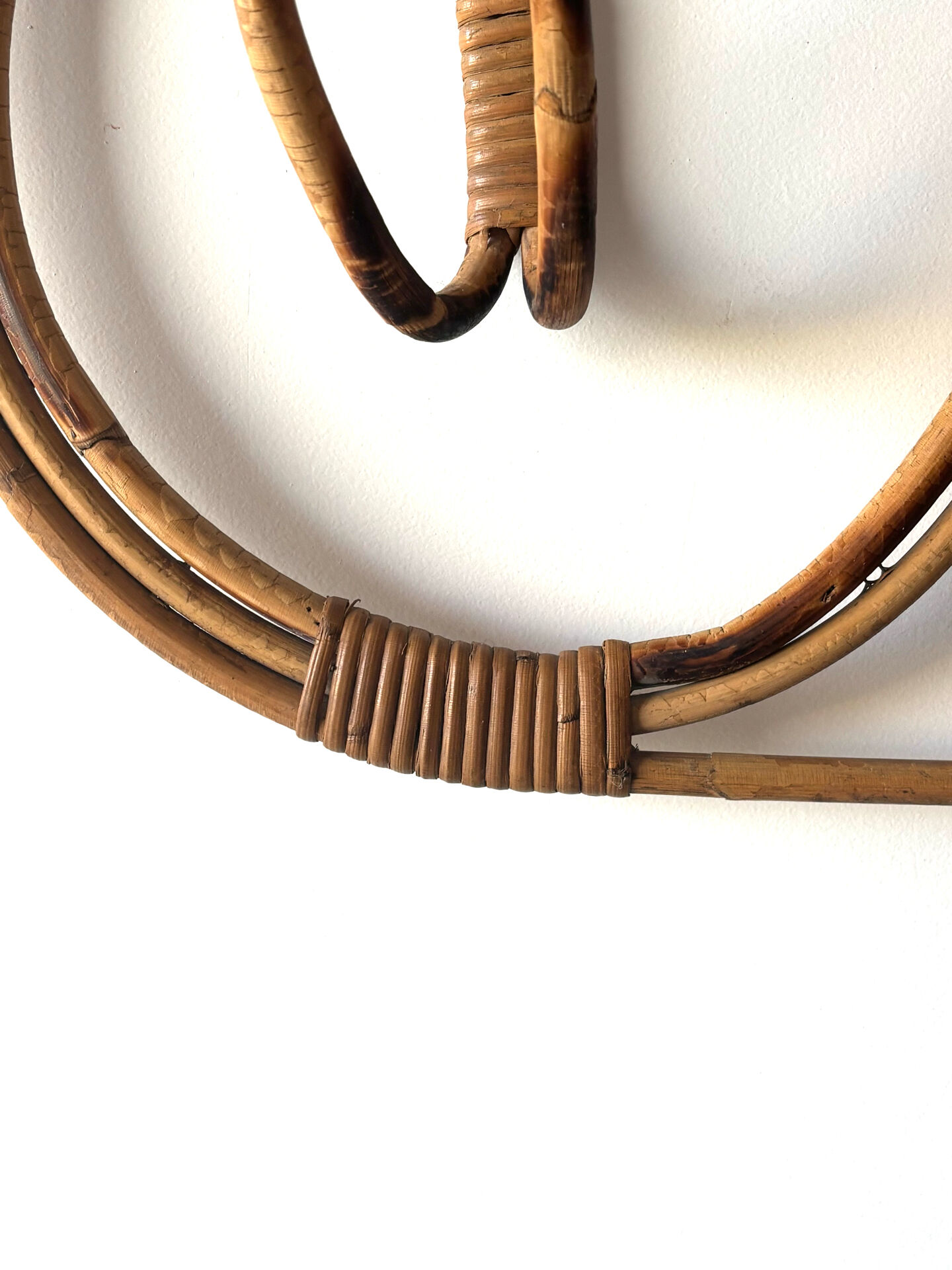 Porte manteaux en rotin Francisco Albini 1960