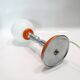 1970s chrome and orange table lamp design