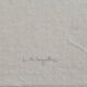 La Roche Laffitte (Born in 1943) - Watercolour drawing on silk - Tulip