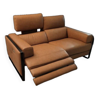 Franco Ferri high-end camel leather sofa