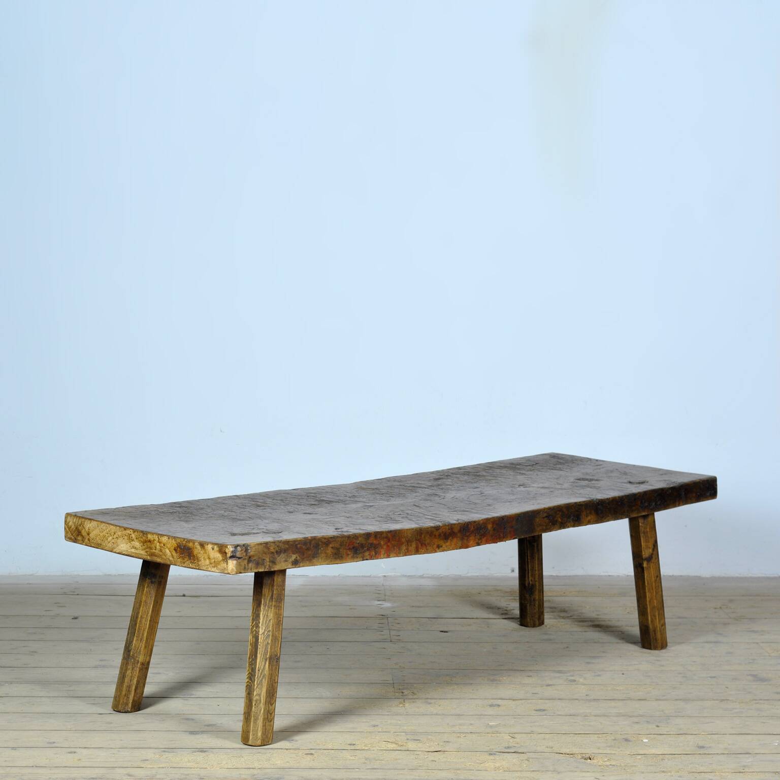 oak coffee table, circa 1930s
