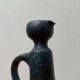 Brutalist Vintage Carafe Vase by Gerhard Liebenthron, 1980