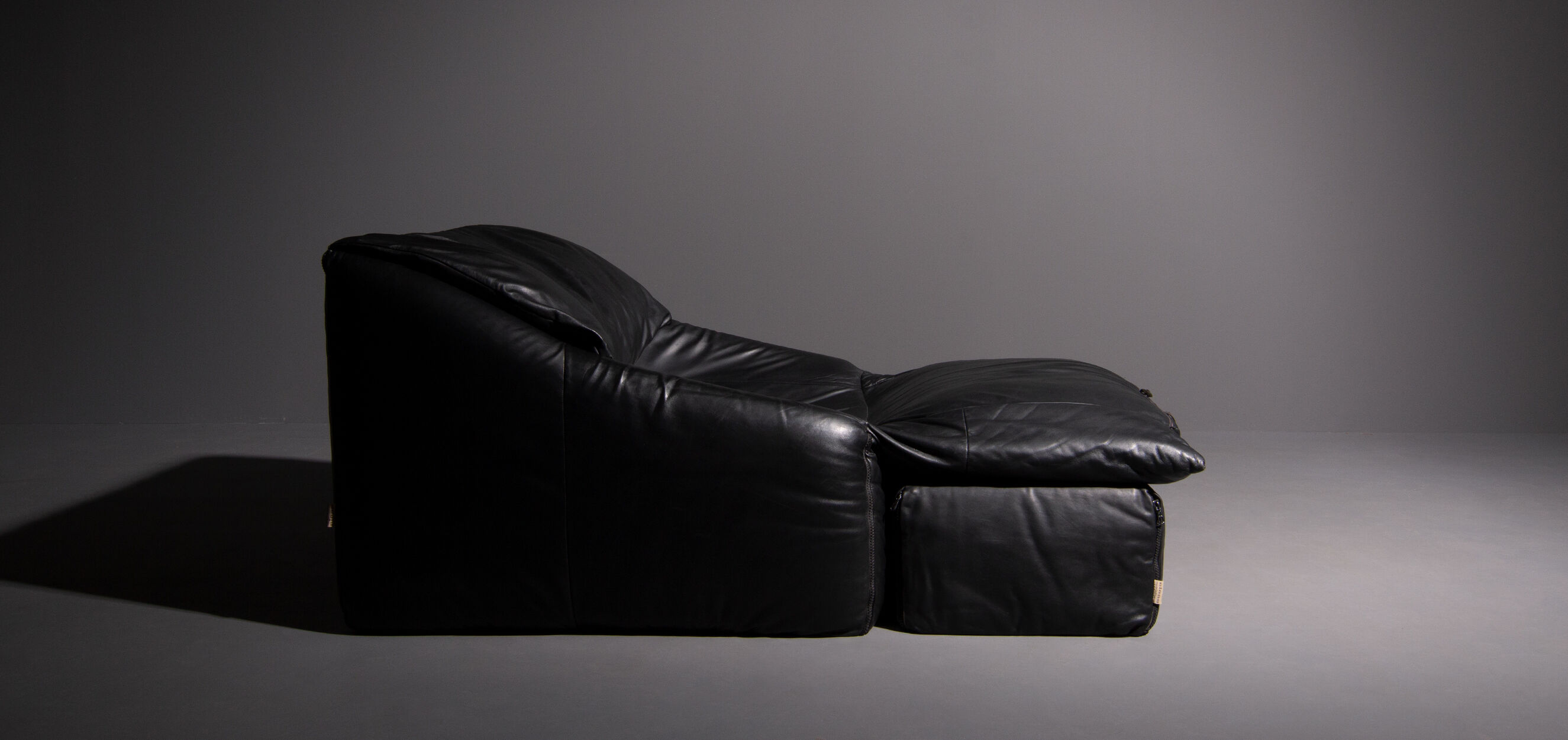 Armchair and Ottoman Cinna model Plumy made for Ligne Roset