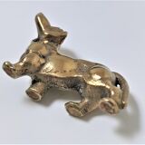 Solid brass dachshund 60s/70s