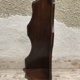 Wall corner wooden shelf vintage 60s