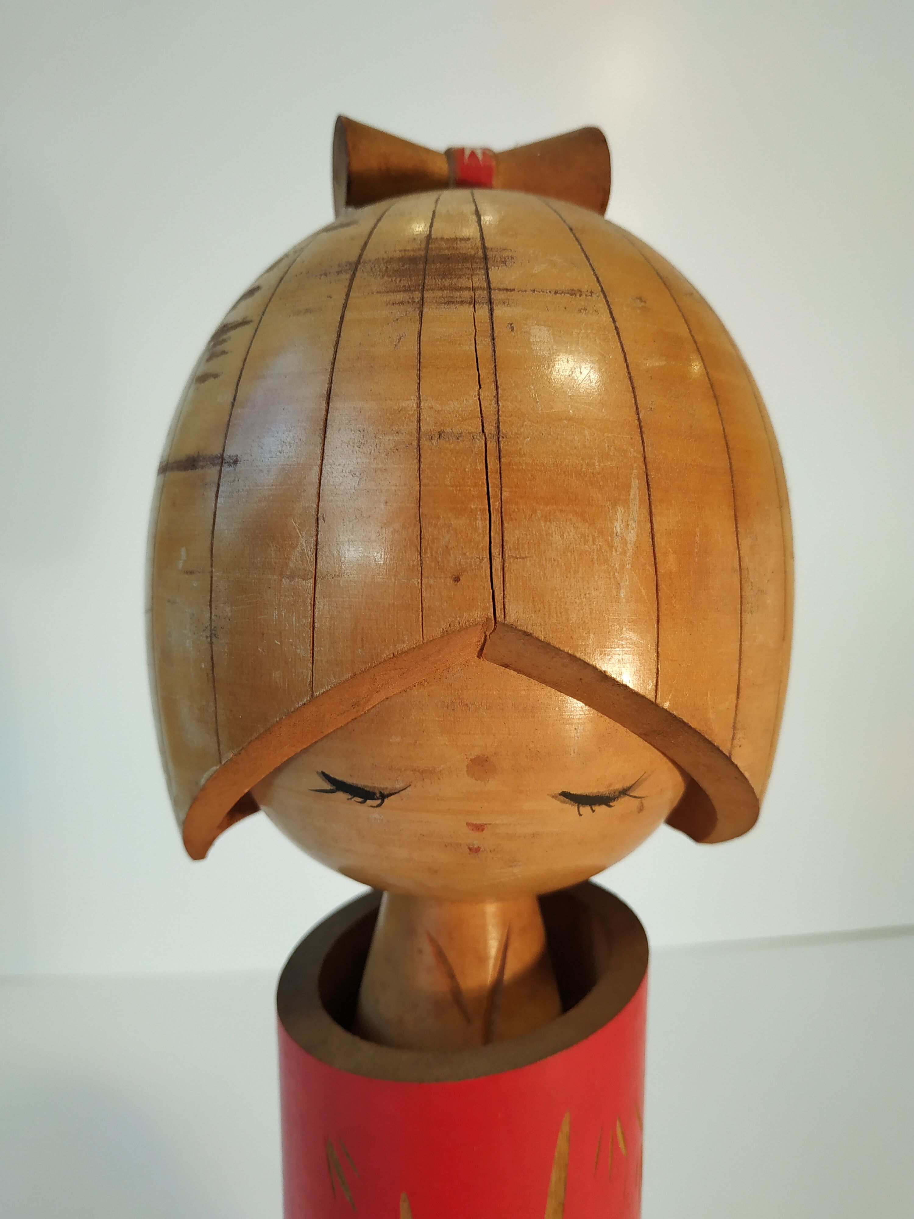 Doll Kokeshi Bamboo Princess by Masayuki Kaganuma - circa 1960 - Japan