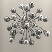 Space age sixties design sputnik hanging lamp, 1960’s